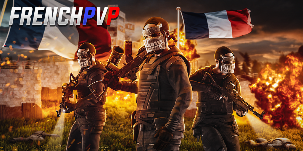 [FR/EU]FrenchPvP#1 x10 SOLO ONLY [Mymini|NoBp|Kits|SkinBox|Shop] Server Image